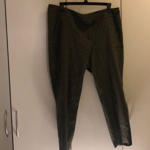 Olive green work slacks